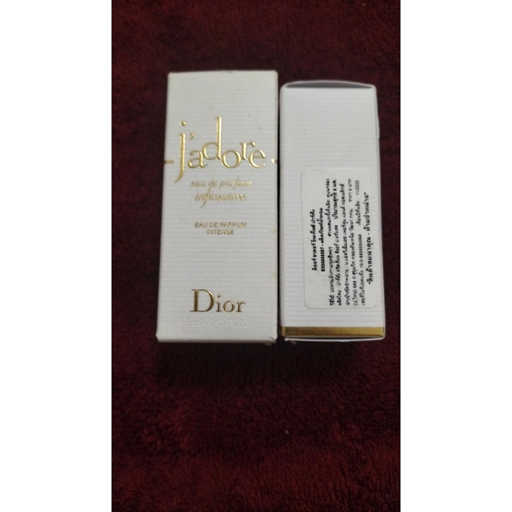 Jadore eau de parfum infinissime eau de parfum intense 5  ml ฉลากไทย