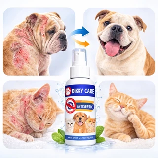 DIKKY CARE สเปรย์ดูแลผิวหมาแมว หมาคัน แมวคัน ขี้เรื้อน เชื้อรา