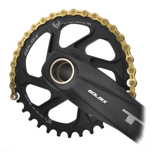 GOLDIX GXP ใบจานหน้าเดี่ยวจักรยาน 32/34/36/38T offset 0mm./3mm/6mm. สำหรับขาจาน Sram 11/12S NX XX XO GX Single Disc