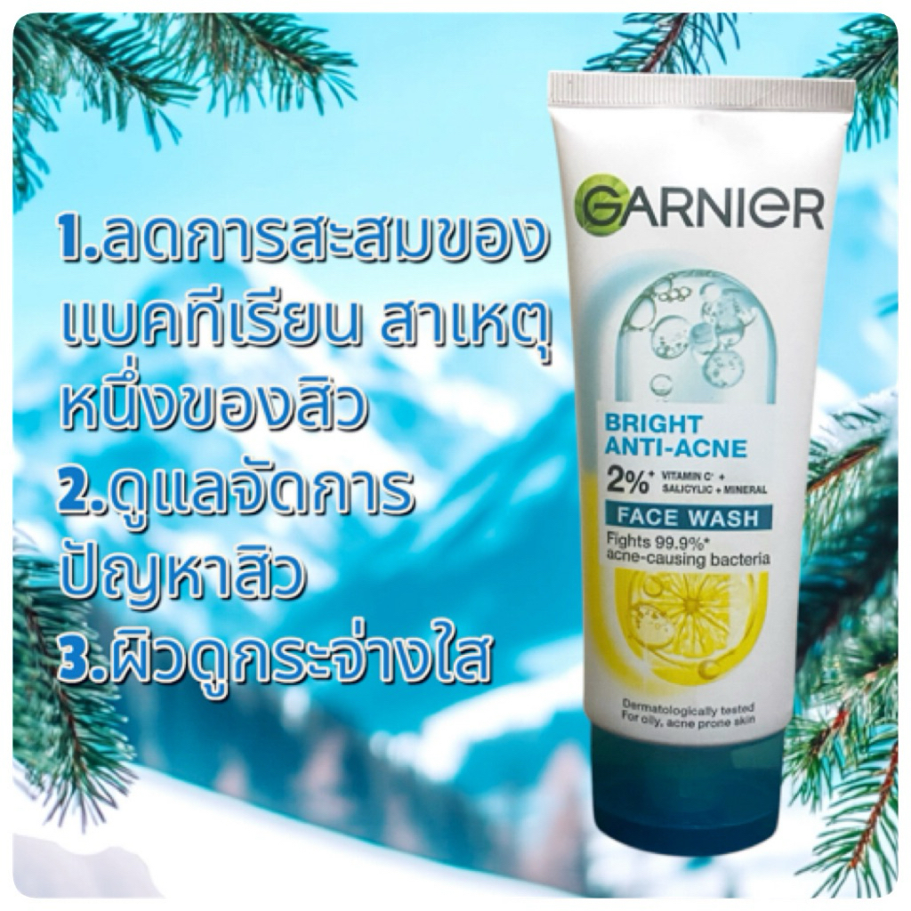 Garnier : การ์นิเย่ : โฟมล้างหน้า