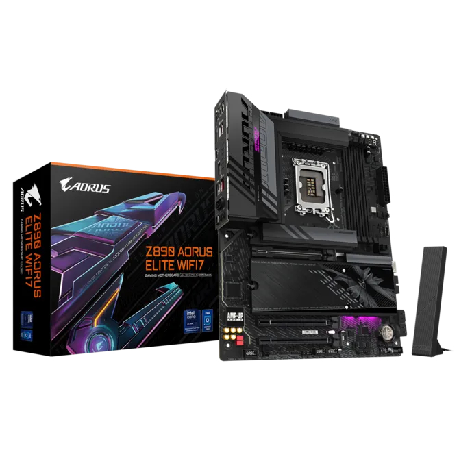 MAINBOARD (เมนบอร์ด) Gigabyte Z890 AORUS ELITE WIFI7 LGA1851 DDR5 ATX