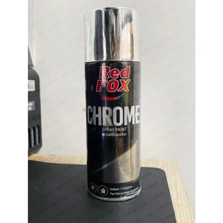 REDFOX สีสเปรย์ โครเมี่ยม Chrome Acrylic Spray Paint 255กรัม