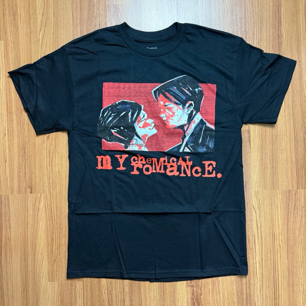 📌พร้อมส่ง เสื้อวง MY CHEMICAL ROMANCE (MCR) ลาย Three Cheers สีดำ ของแท้ USA