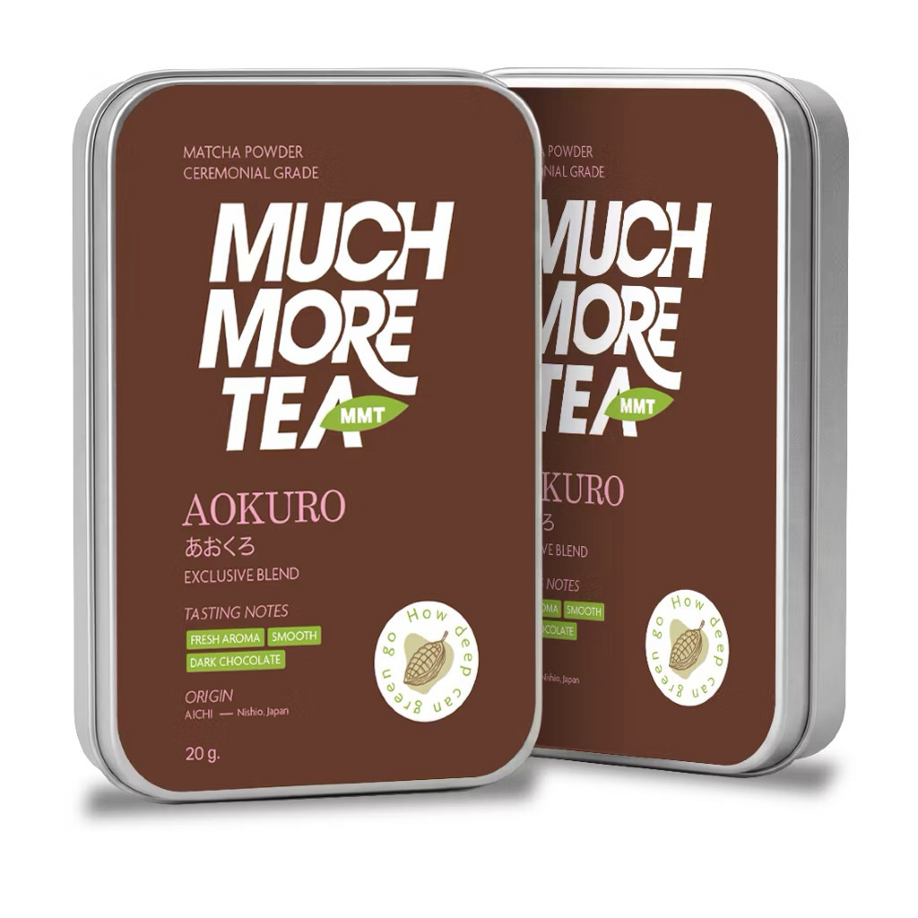 ใช้โค้ดลด 20%❗️(พร้อมส่ง) Much more tea Aokuro Tasting Notes: Fresh Aroma,Smooth,Dark Chocolate l Mu