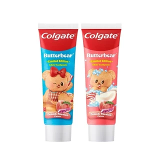 Colgate Butterbear 100g. คอลเกต หมีเนย ยาสีฟันหมีเนย บัตเตอร์แบร์ 100 กรัม Limited Edition Toothpaste.