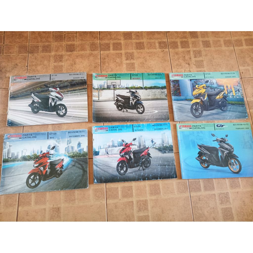 Parts CataLog YAMAHA GT 125 (สมุดภาพคู่มืออะไหล่ ยามาฮ่า GT 125 )