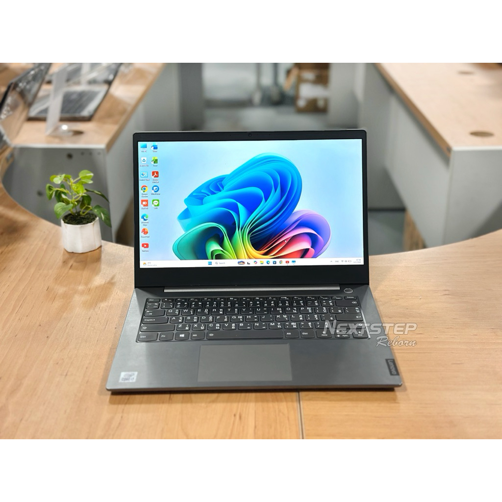 โน๊ตบุ๊ค Lenovo Thinkbook 14 IML Core i7-10510U Ram 8GB M.2 512GB จอ 14“ Win10 แท้