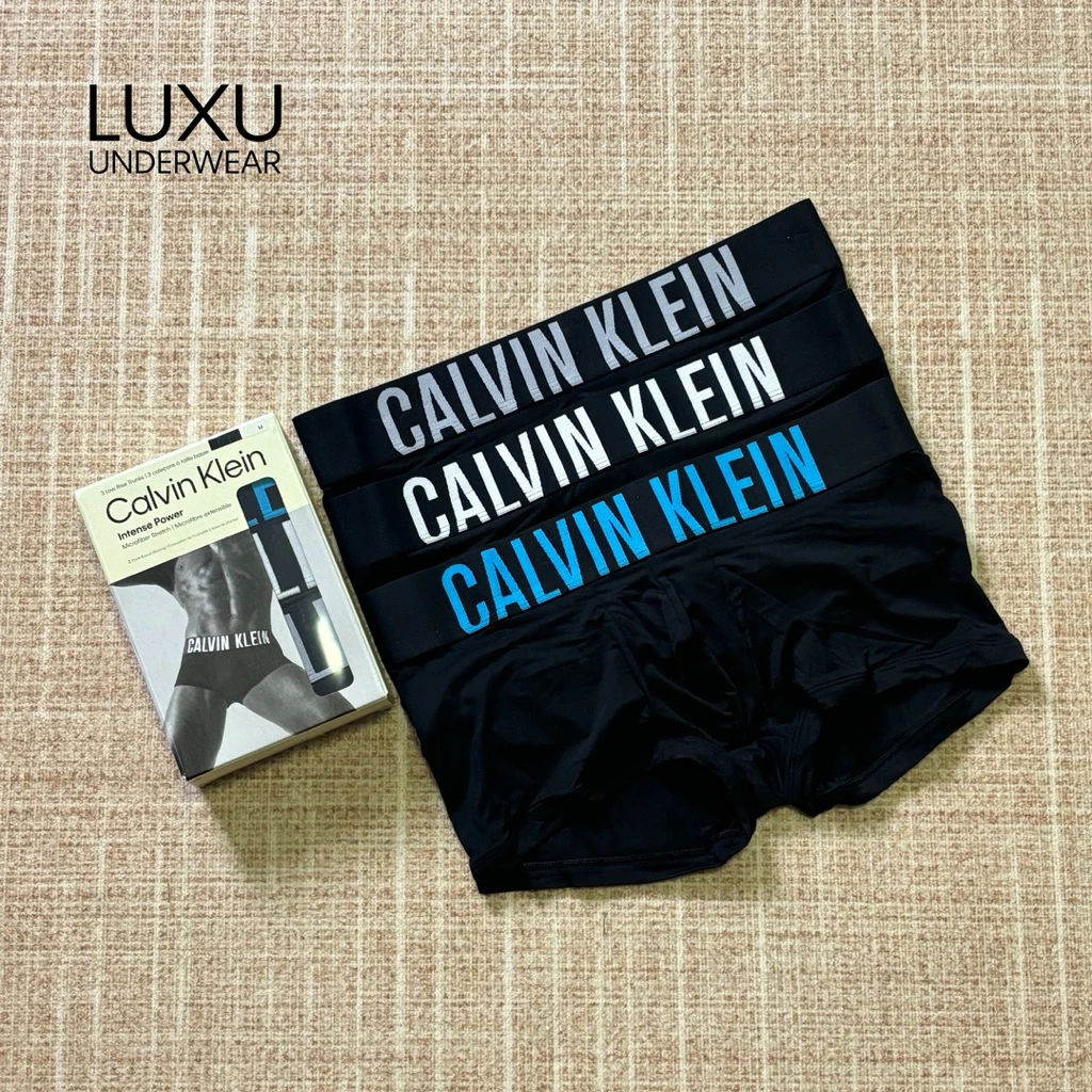 (พร้อมส่ง) CALVIN KLEIN กางเกงในชาย Intense Power Micro (3-Pack) Low Rise Trunk ของแท้ 100%🇺🇸