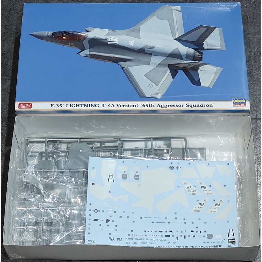 ​[1/72] Hasegawa Limited Edition: F-35 Lightning II (A Version) '65th Aggressor Squadron' ⚡️🦅 (02420