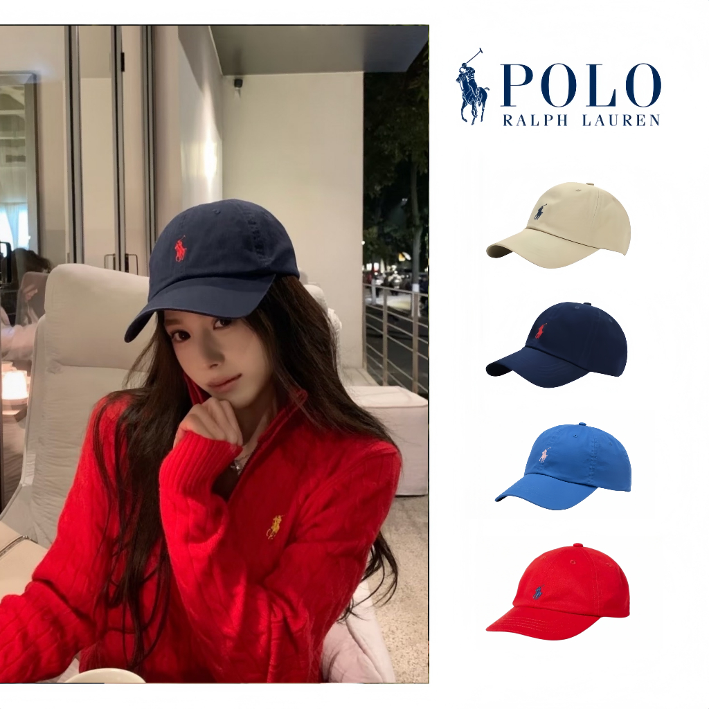 หมวกเบสบอล Polo Ralph Lauren ของแท้ 100% สีครบชุด พร้อมส่ง