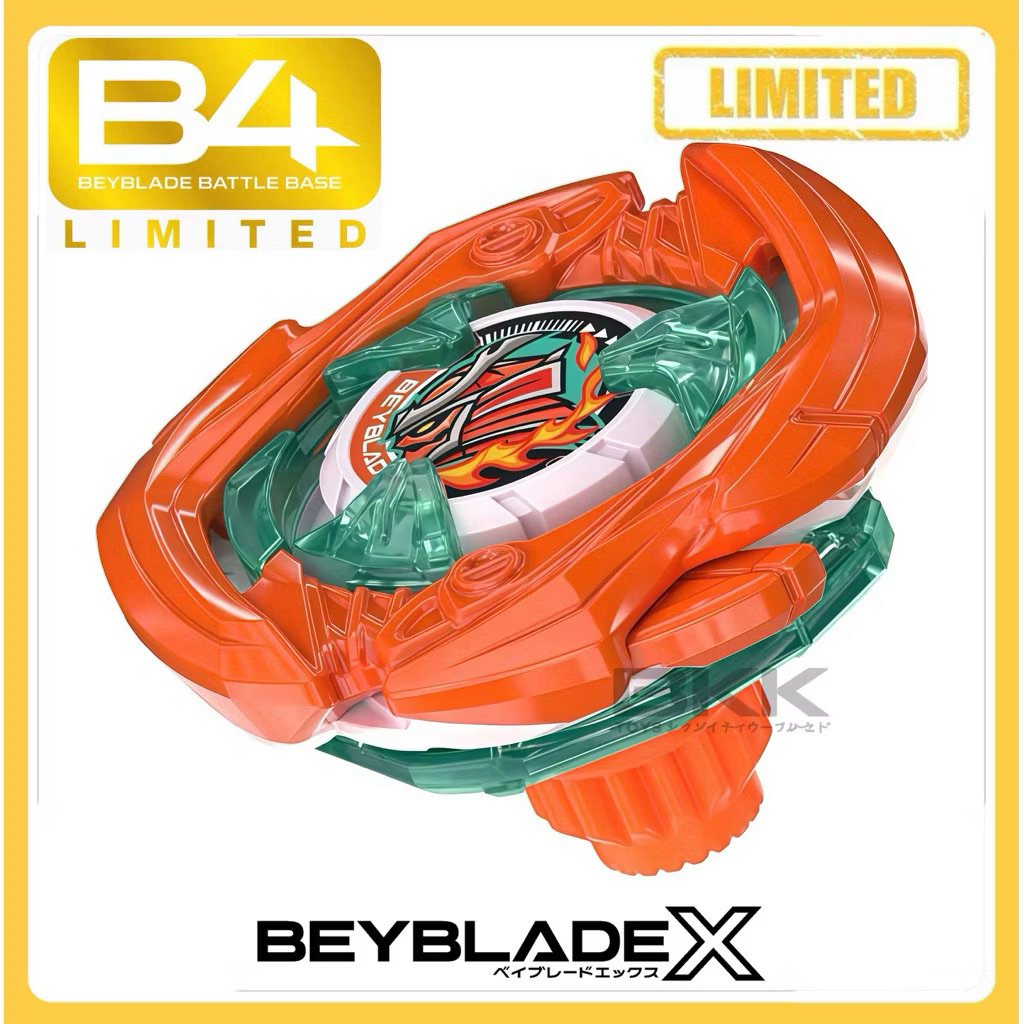 [ ของแท้ พร้อมส่ง ] TAKARA TOMY BEYBLADE X | UX-00 SAMURAI SABER 2-70 L | METAL COAT : ORANGE