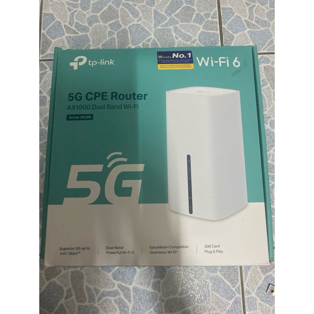 เร้าเตอร์ใส่ซิม5G TP-LINK(NX200)AX1800Wi-Fi 6 Router