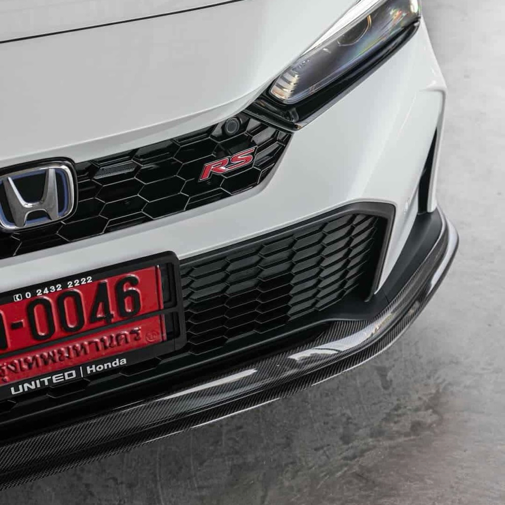 พร้อมส่ง ลิ้นหน้าคาร์บอนไฟเบอร์หน้า Mc สำหรับ Civic fe 2023+ (มี4ทรงให้เลือก)