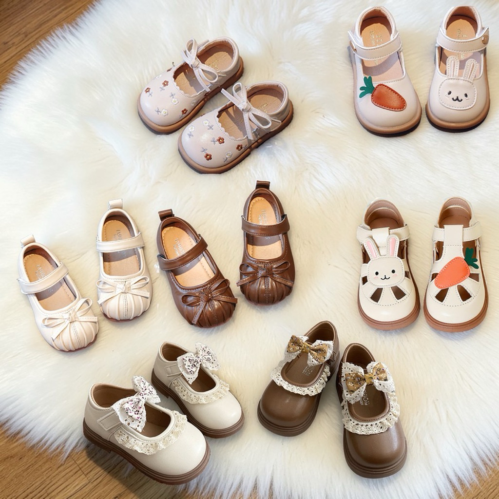 รองเท้าเด็กผู้หญิงหัดเดิน งานน่ารักสวยใส่สบาย พื้นยางอย่างดีค่ะ(พร้อมส่งทันที)