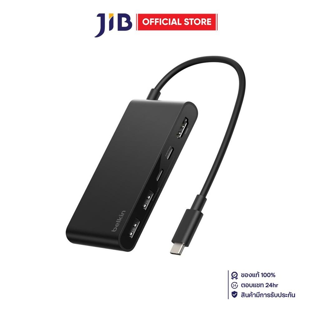 USB DOCK (ยูเอสบีด็อก) BELKIN CONNECT 5-PORT USB-C HUB WITH DUAL USB-C PORTS - AVC022FQBK