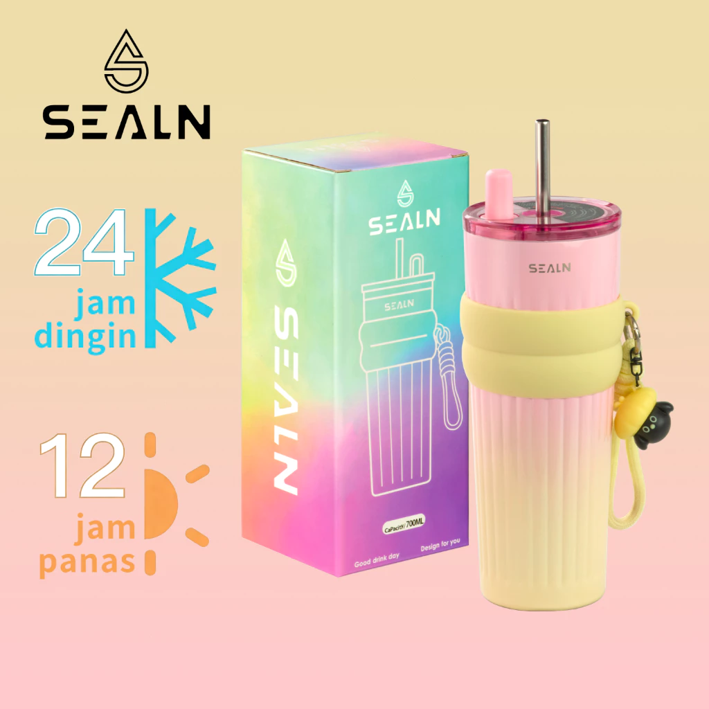 SEALN (26 ออนซ์)แก้วกาแฟสแตนเลสซับเซรามิกพร้อมฝาปิดขวดสูญญากาและความเย็นศสามารถ เก็บความร้อน ของขวัญที่ดีที่สุด
