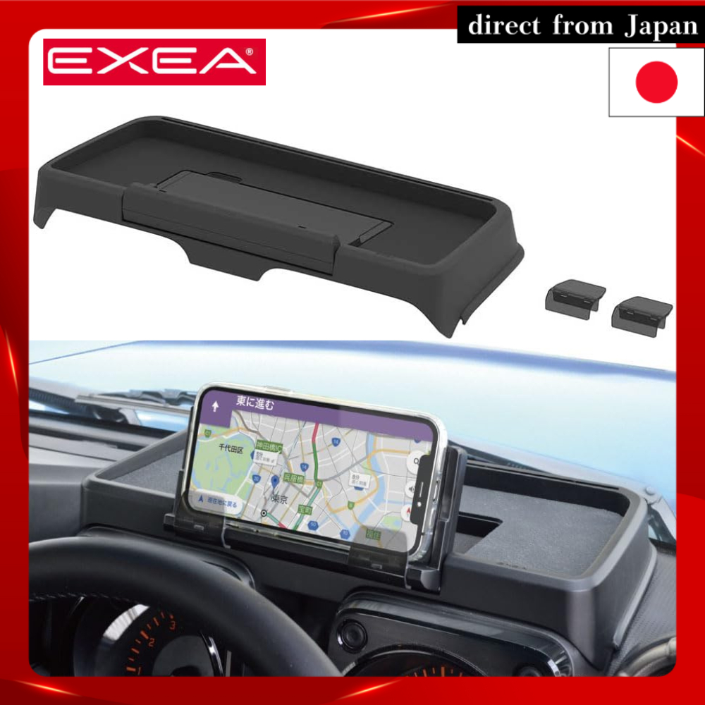 EXEA Custom Fit Accessories for Jimny/Jimny Sierra - Durable Phone Holder and Dashboard Tray Set