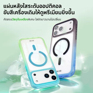 SHS เคสแม่เหล็ก/ เคส Magnatic/ เคสใส iP/ จะไม่เปลี่ยนเป็นสีเหลือง/ กันกระแทก/ สำหรับ iP 17 Pro Max/Air/17 Case iP
