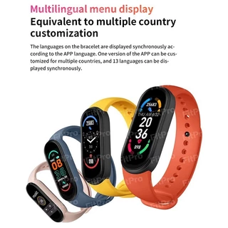 NEW M6 Smart Watch Sport Band Women Man Wristband Fitness Tracker Blood Monitor Bluetooth SmartWatch