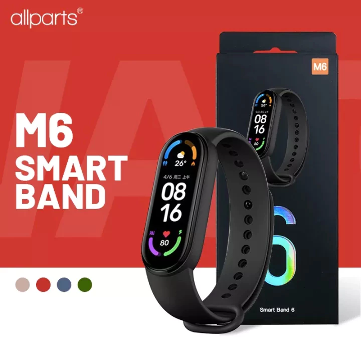 NEW M6 Smart Watch Sport Band Women Man Wristband Fitness Tracker Blood Monitor Bluetooth SmartWatch