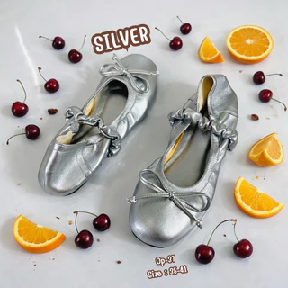 NIWA SHOES รองเท้าคัทชู รองเทา้ใส่ทำงาน รองเท้าบัลล่ต์ NEW NEW หน้าเท้าอวบแนะนำบอกเพิ่ม1 ไซส์ op-37