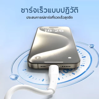 ZIVOKA สายชาร์จเร็ว 60W USB-A to C สายถักคุณภาพสูง รองรับ 5A ถ่ายโอนข้อมูลเร็ว 480Mbps ZDC120A-C