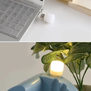 หลอดไฟ LED USB 2W ไฟกลางคืน หลอดไฟขนาดเล็ก แสงขาว/แสงเหลือง ไฟห้องนอน ไฟกลางคืน ไฟหัวเตียง