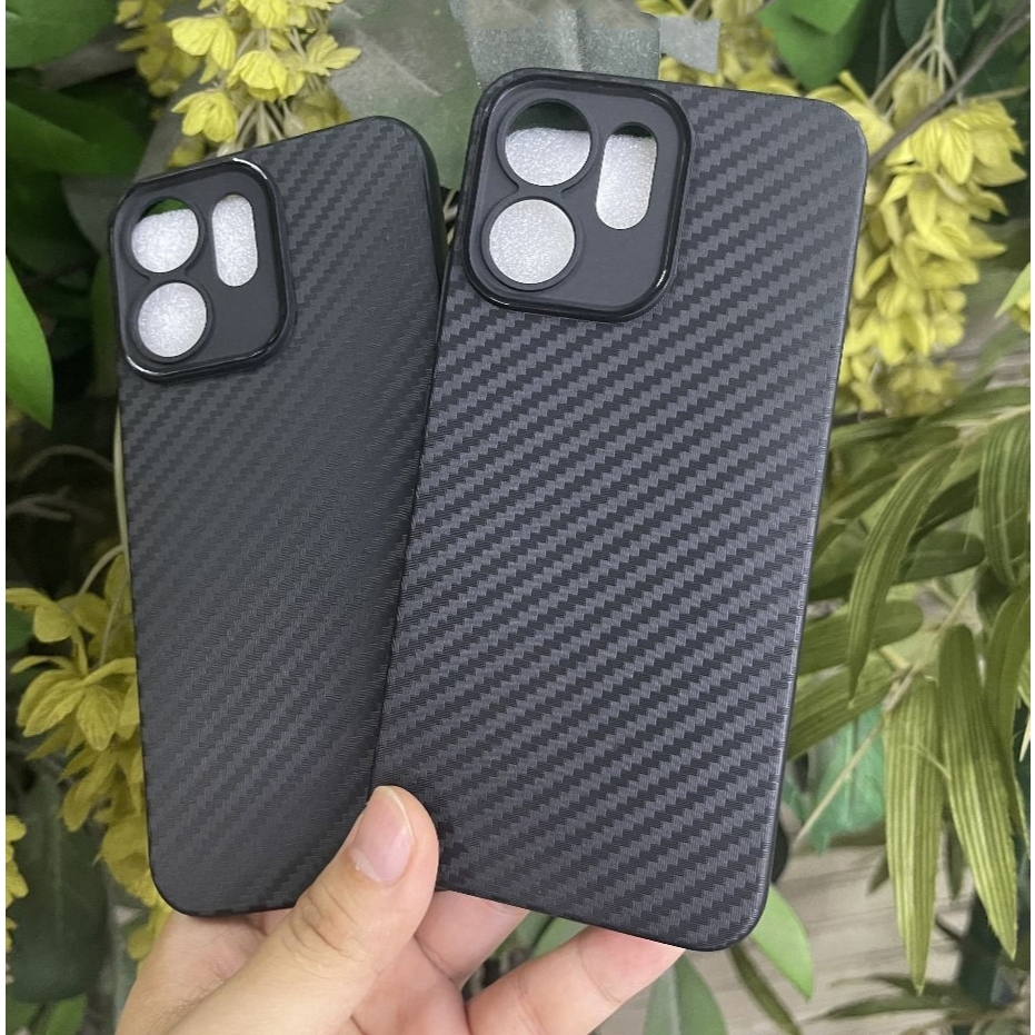 เคสนิ่ม สีดำลายเคฟล่า สำหรับ OPPO Reno15 5G Reno15F OPPO A6T/A6TPro  A6Pro A6X Reno14Pro Reno14F A6 Reno15Promax 026