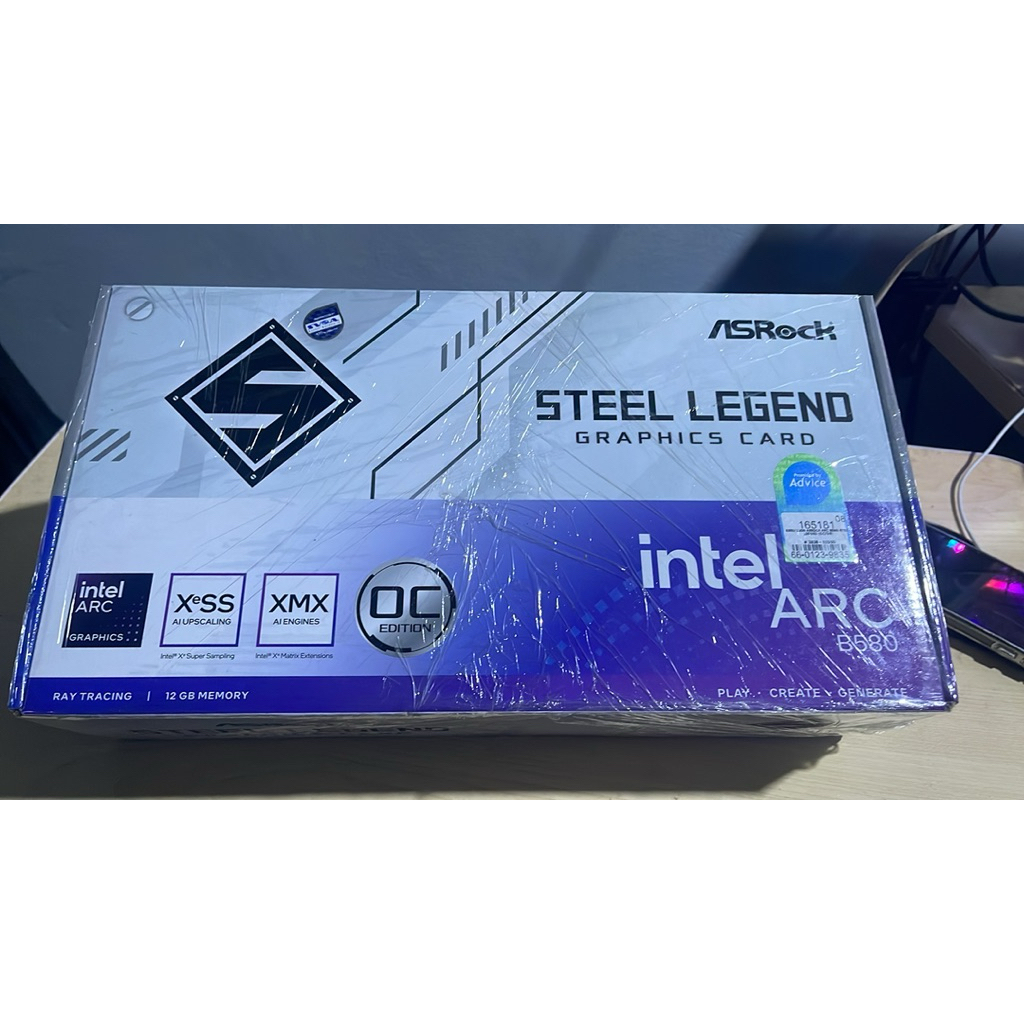 intel arc b580 12gb มือสองประกันเหลือ หมดปี 71 กล่องครบ มีตัวเดียวสั่งก่อรได้ก่อน