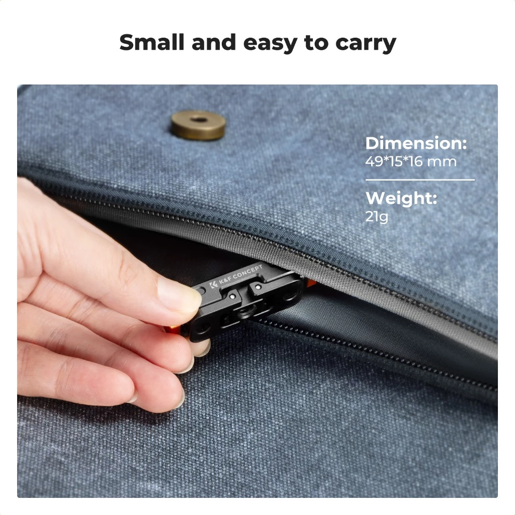 K&F CONCEPT อะแดปเตอร์ยึดแบบปลดเร็ว Magnetic Adapter Mount Quick Release สําหรับ Insta360 Go Ultra thumbnail 7