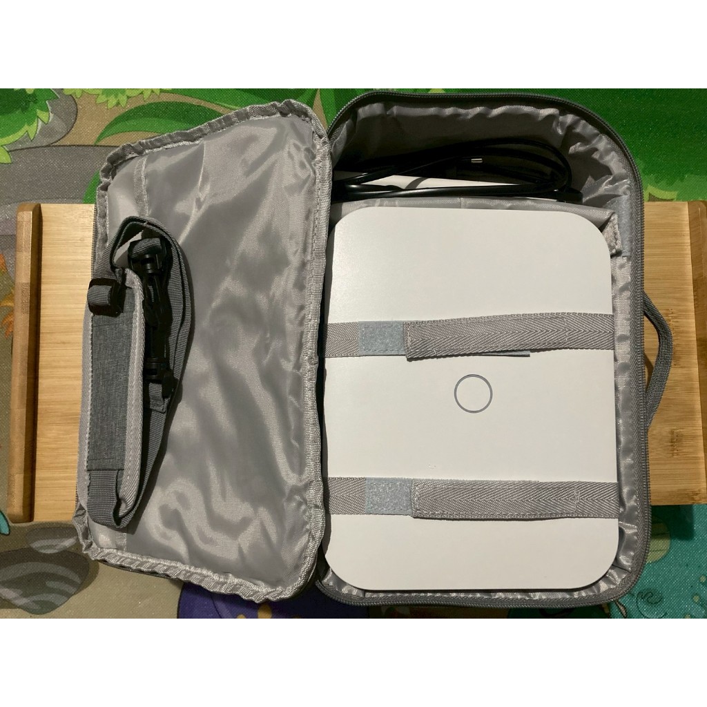 Wanbo Projector X2 Pro White (มือสองขายยกชุดทั้งกระเป๋าและขาตั้ง)สภาพ95%ใช้งานได้ปกติ