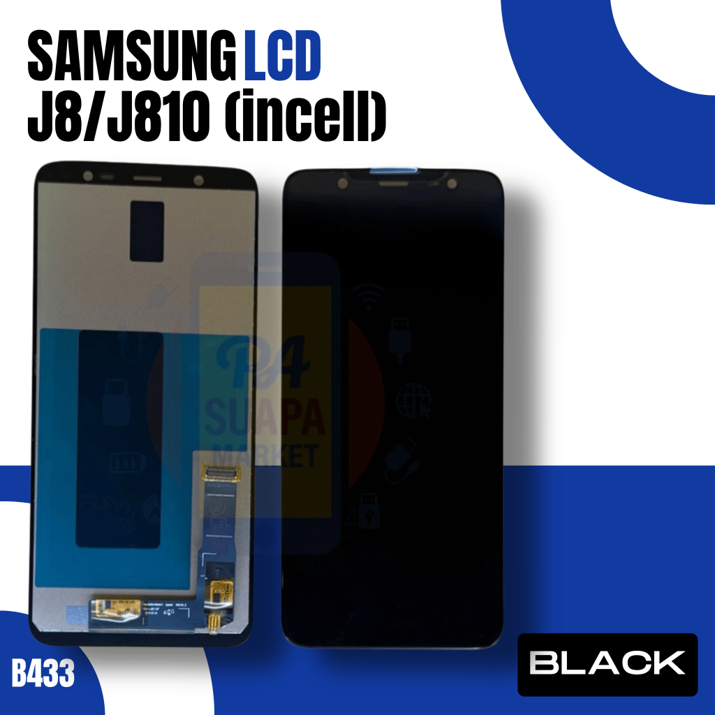 LCD Screen for Samsung J8/J810 (BLACK)