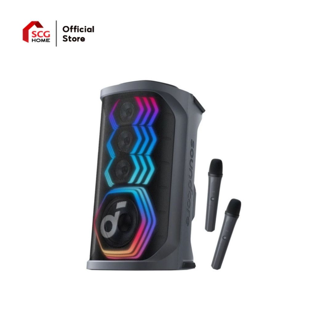 Soundcore ชุดลำโพง Karaoke พร้อมระบบตัดเสียงร้องด้วย Ai Rave 3S Partybox Speaker