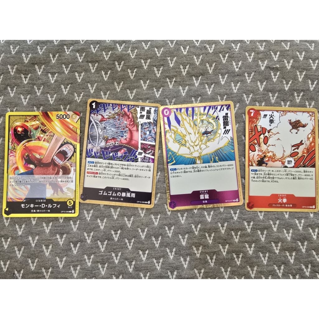 onepiece card game op15 การ์ดวันพีช