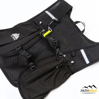 Training Lab TL RUNNING VEST เป้น้ำ น้ำหนักเบา ระบายอากาศดี พร้อมช่องจัดเก็บให้หยิบของง่าย มาพร้อมขวดน้ำ500ml 1 ขวด