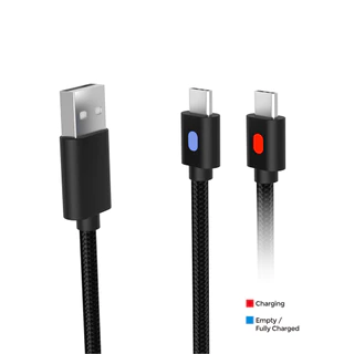 DOBE Blue light data cable TY-0803D สายชาร์จจอย พร้อมไฟบอกสถานะ LED