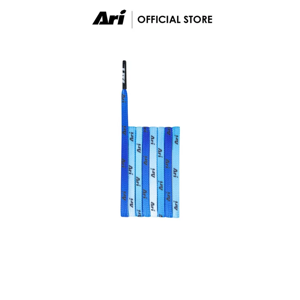 ARI GRADIENT SHOELACES - BLUE เชือกรองเท้า อาริ GRADIENT สีน้ำเงิน