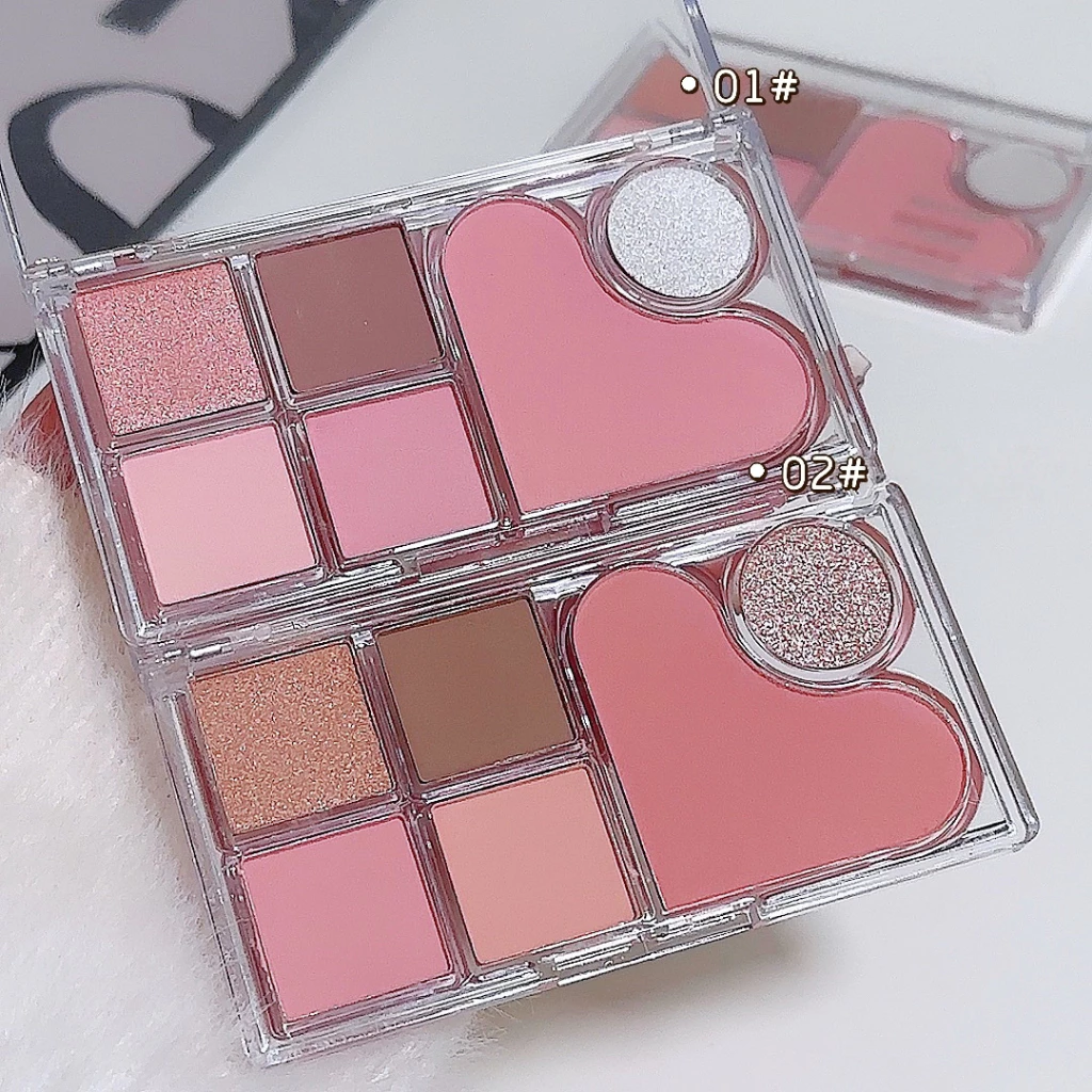 YOTAI พาเลทอายแชโดว์และบลัชออน 6 สี 2in1 thumbnail 3