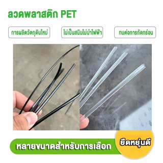 ลวดพลาสติก PET งานเกษตร กันสนิม น้ำหนักเบา เคลื่อนย้ายสะดวก ทนแดด ทนฝน ไม่กรอบแตก ลวดมัดตนไม้