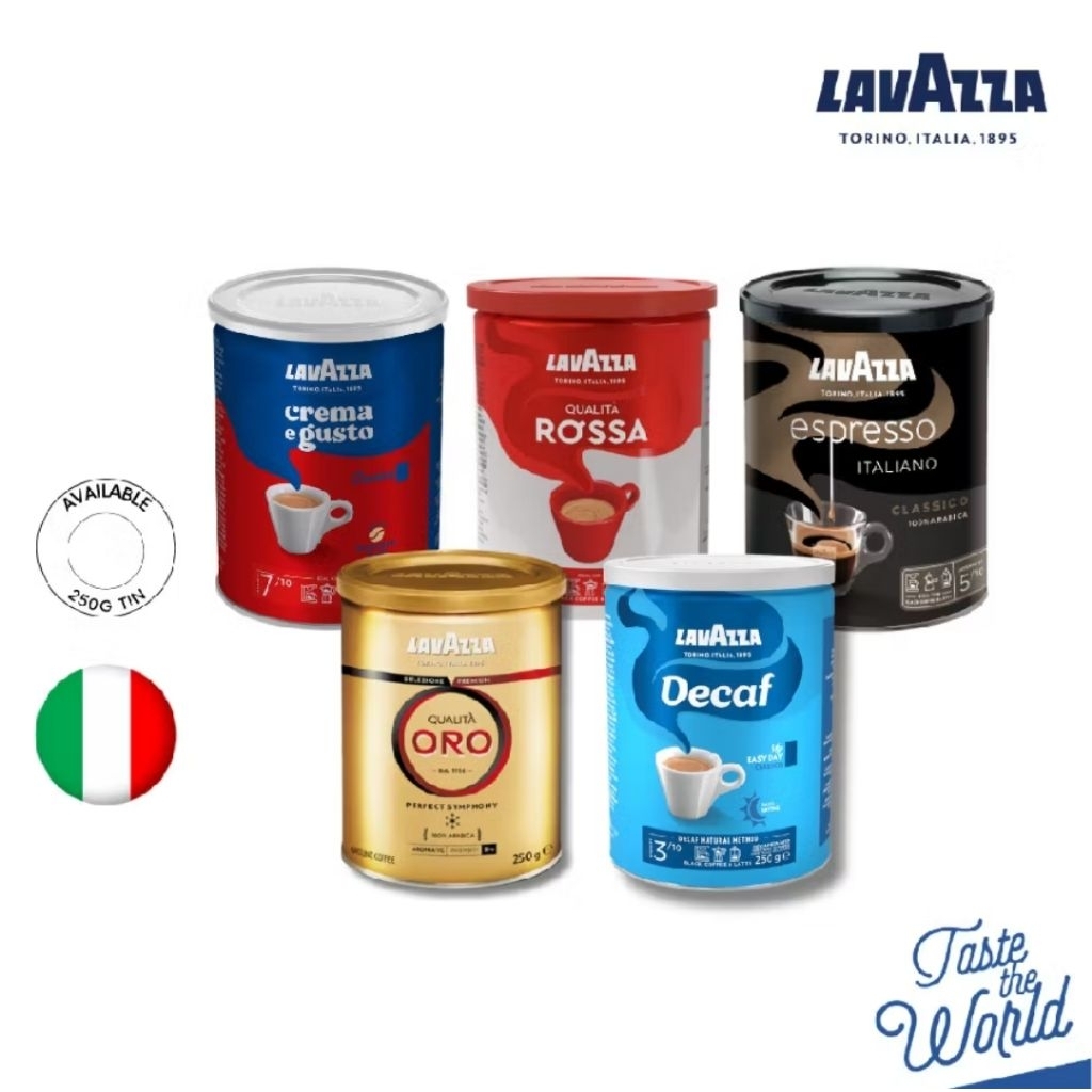 LAVAZZA Ground Coffee Powder Tin 250g