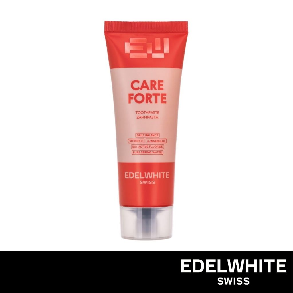 [เหงือกอักเสบ-เลือดออก] EDELWHITE Care Forte ยาสีฟันบำรุงเหงือก ลดเลือดออก SLS-free