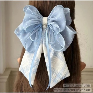 รวมเน็ตติดผมสีฟ้า ผ้าลายดอท ผ้าลูกไม้ แบรนด์เทียร์ร่า
