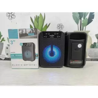สินค้าพร้อมส่ง 3 นิ้ว จัดหนัก พลังเสียงเต็มๆ!!!ลำโพงบลูทูธ ไฟ LED GTS1345 เสียงดี เบสหนัก ฟังก์ชั่นครบครันสุดๆ การขจัดเส
