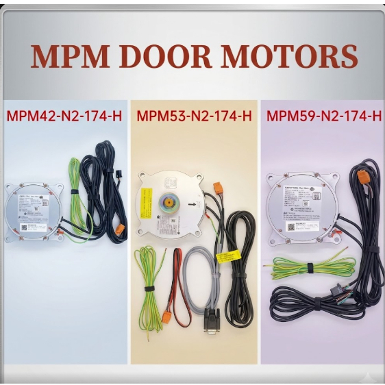 มอเตอร์ลิฟต์ Hitachi MPM42-N2-174-H / MPM53 / PM59 มอเตอร์ประตูลิฟต์แบบ Permanent Magnet Synchronous