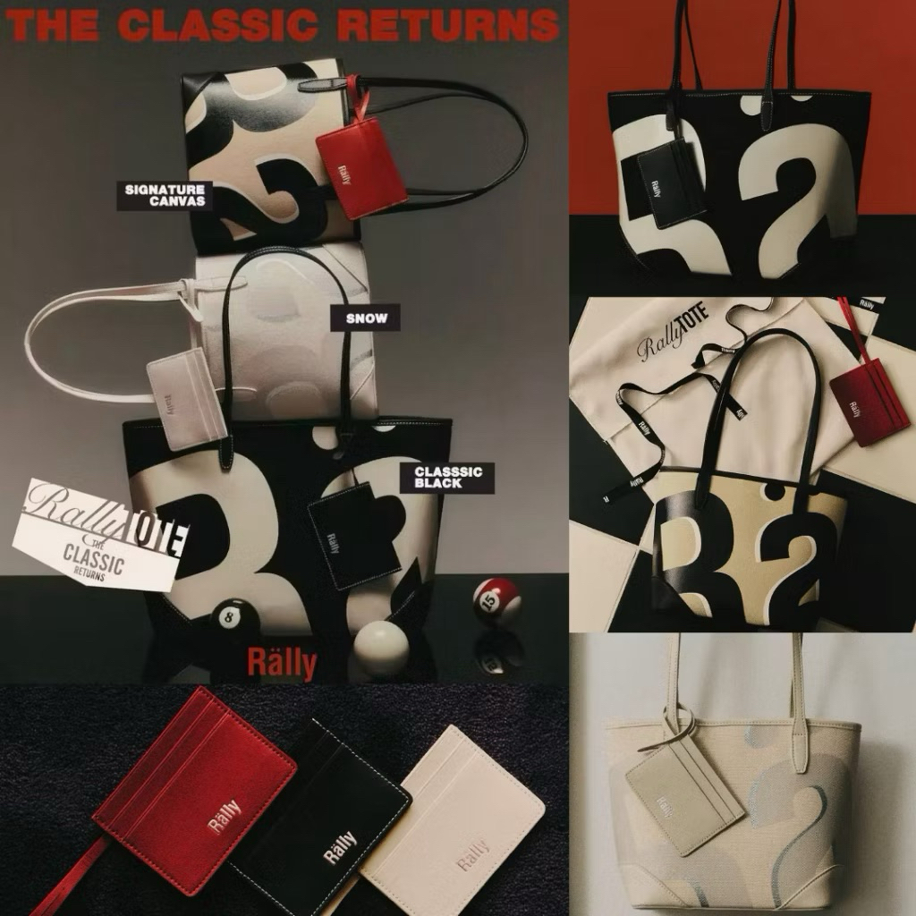 🔥พร้อมส่ง 🔥 Rally City Tote & Mini Tote - กระเป๋าทรง Tote Bag ลายโลโก้ของแท้💯(ลด-1000 ร้านโค๊ดคุ้ม) rally movement