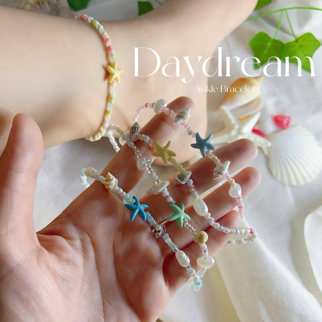 สร้อยข้อเท้า  (Price / 1piece) สร้อยเปลือกหอย สร้อยดาวทะเล สร้อยข้อเท้าเที่ยวทะเล ดีไซน์น่ารัก สำหรับผู้หญิง