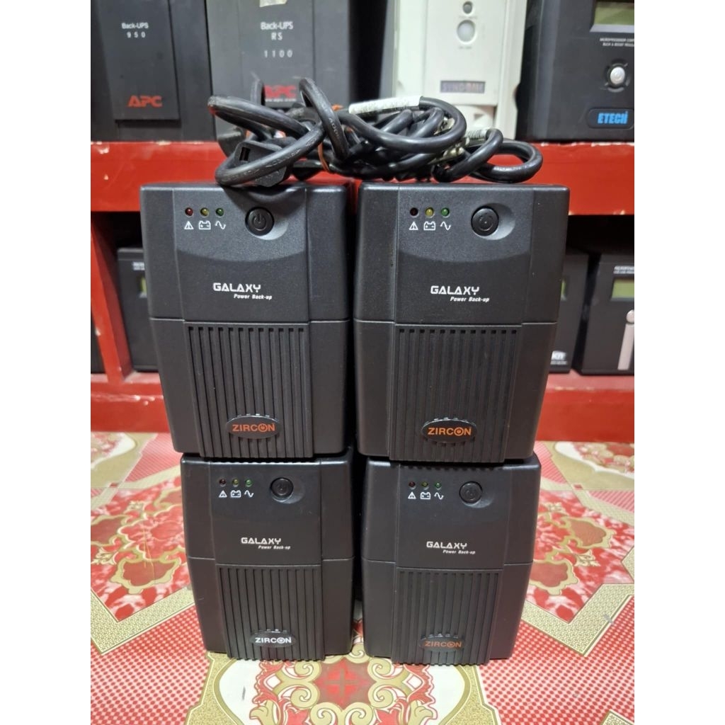 ของเข้าใหม่ ZIRCON 850VA/510W เครื่องสำรองไฟUPS  มือสองใช้กับคอมพิวเตอร์ เครื่องเปล่าไม่มีแบต ใส่แบต