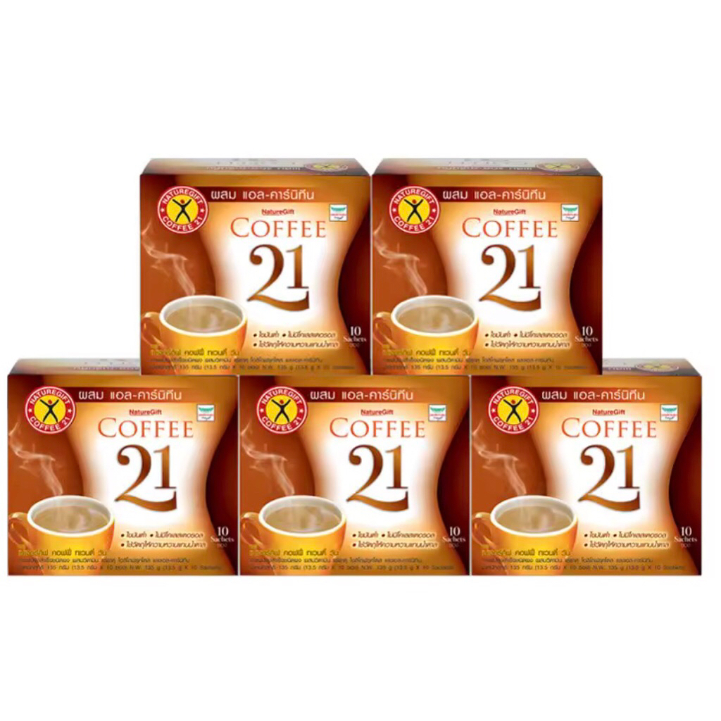 (5กล่อง)กาแฟเนเจอร์กิฟ ทเวนตี้ วัน NatureGift Coffee 21