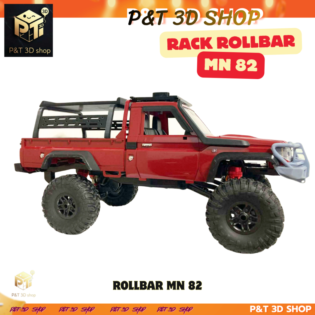 MN82  BED RCAK แรคกระบะหลัง  T&T 3D SHOP