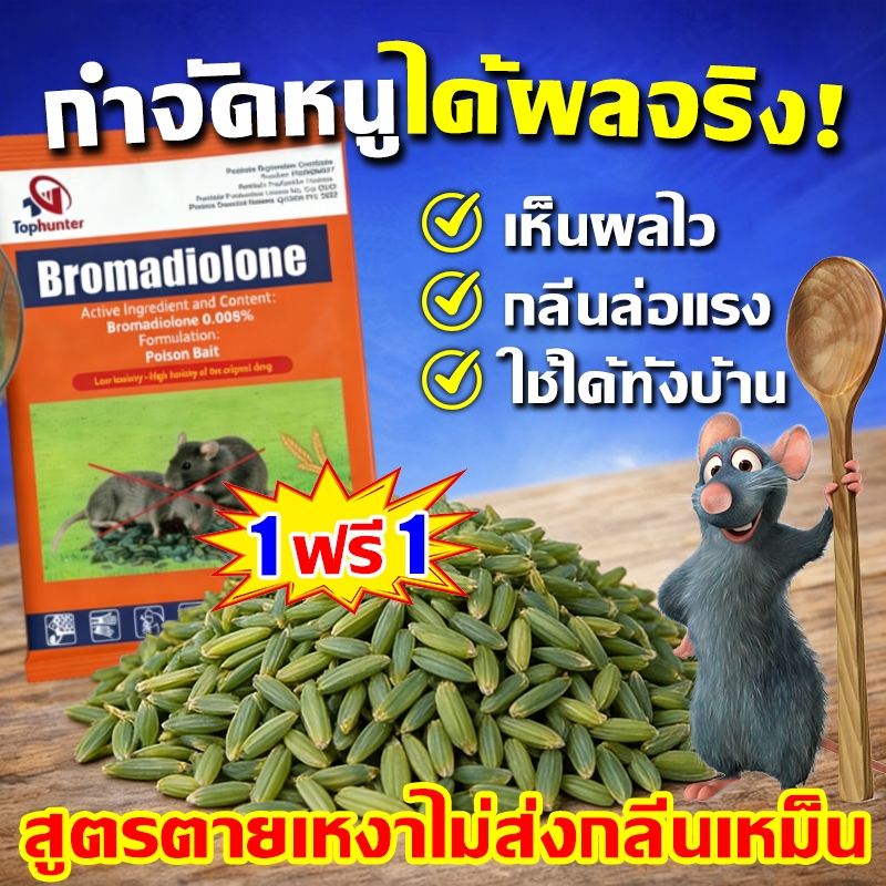 💥ซื้อ 1 แถม 1 💥ยาฆ่าหนู ยาเบื่อหนู หนูชอบมาก ตายแห้ง เหยื่อกำจัดหนู ยาเบื่อหนูตายแห้ง เหยื่อหนู ยากำจัดหนู